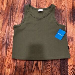 Columbia - Womens ribbed tank top, Green